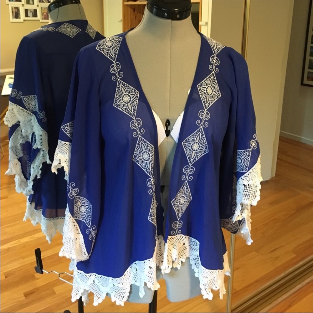 Royal Blue kimono
